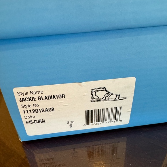 Jack Rogers Gladiator Sandal Coral size 7 NEW Worn once. Includes Original box - Picture 9 of 9